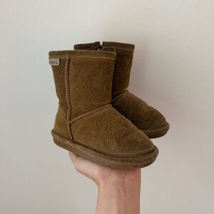 Bear paw Suede Wool Blend Emma Toddler Boot 7